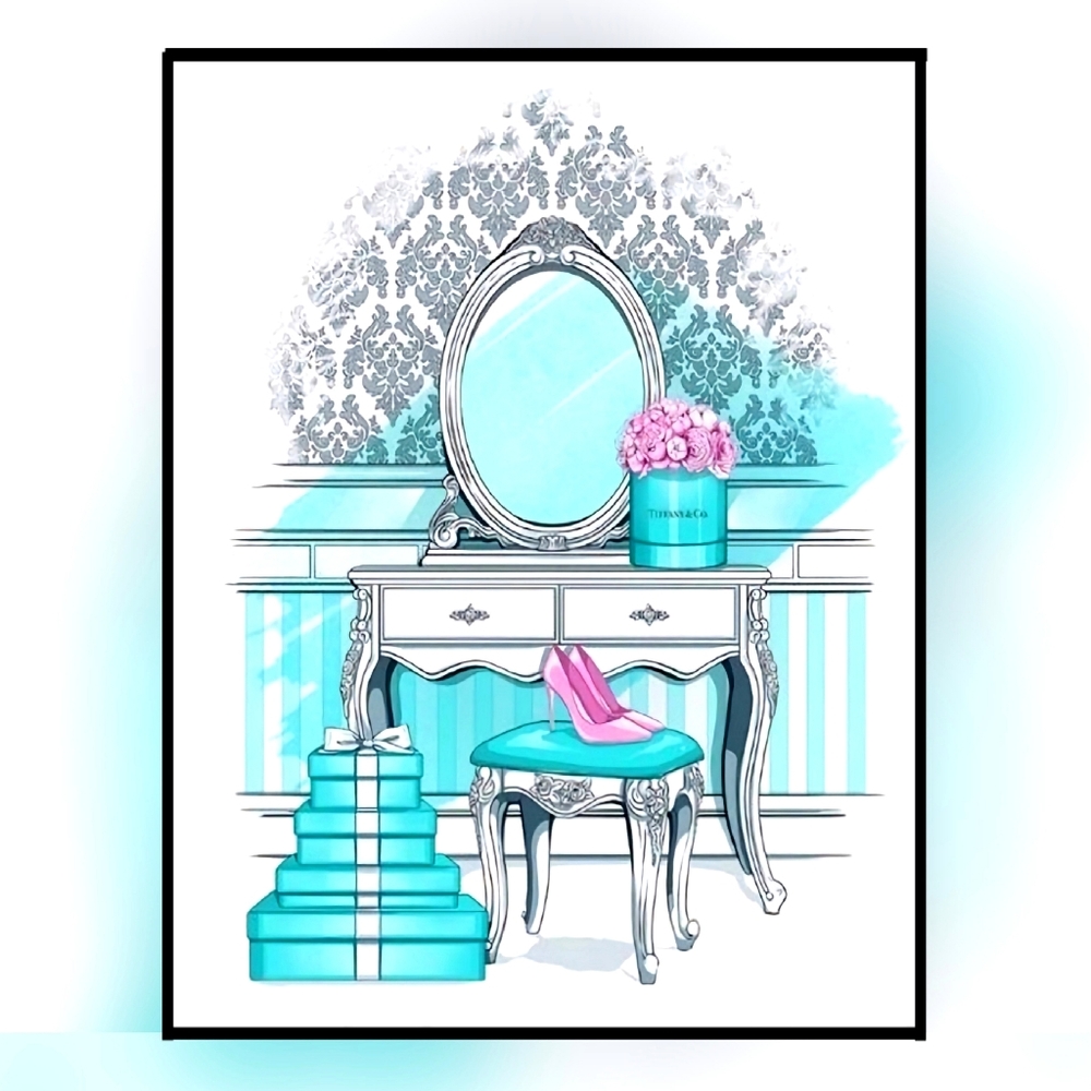 Tiffany and Co. 8.5"×11" Framed Wall Art